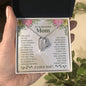 To My Beautiful Mom - Forever Love Necklace