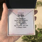 To My Beautiful Wife - Forever Love Necklace