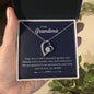 Dear Grandma - Your Love is Like a Beautiful Garden - Forever Love Necklace