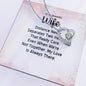 To My Beautiful Wife - Forever Love Necklace