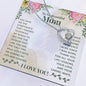 To My Beautiful Mom - Forever Love Necklace