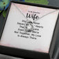 To My Beautiful Wife - Forever Love Necklace