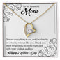 To My Beautiful Mom - Happy Mother's Day - Forever Love Necklace