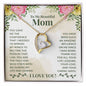 To My Beautiful Mom - Forever Love Necklace