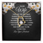 To My Wife - Forever Love Necklace