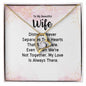 To My Beautiful Wife - Forever Love Necklace