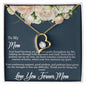 Daughter to Mom -Guiding Love Necklace: Heartfelt Mother's Day Card