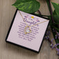 To My Daughter From Dad - If There's a Person I Love More - Forever Love Necklace