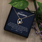 Dear Grandma - Your Love is Like a Beautiful Garden - Forever Love Necklace