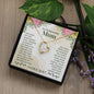 To My Beautiful Mom - Forever Love Necklace