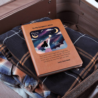 Every Great Journey Begins With a Single Step Graphic Leather Journal
