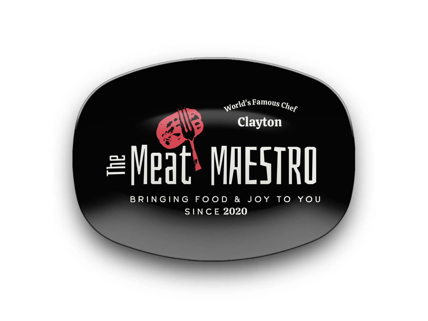 Personalized Grill Plate, Custom Name Plate, Dad Grilling Plate, Fathers Day Gift, BBQ Gifts, Gift for Dad, Personalized Entertaining BBQ Platter