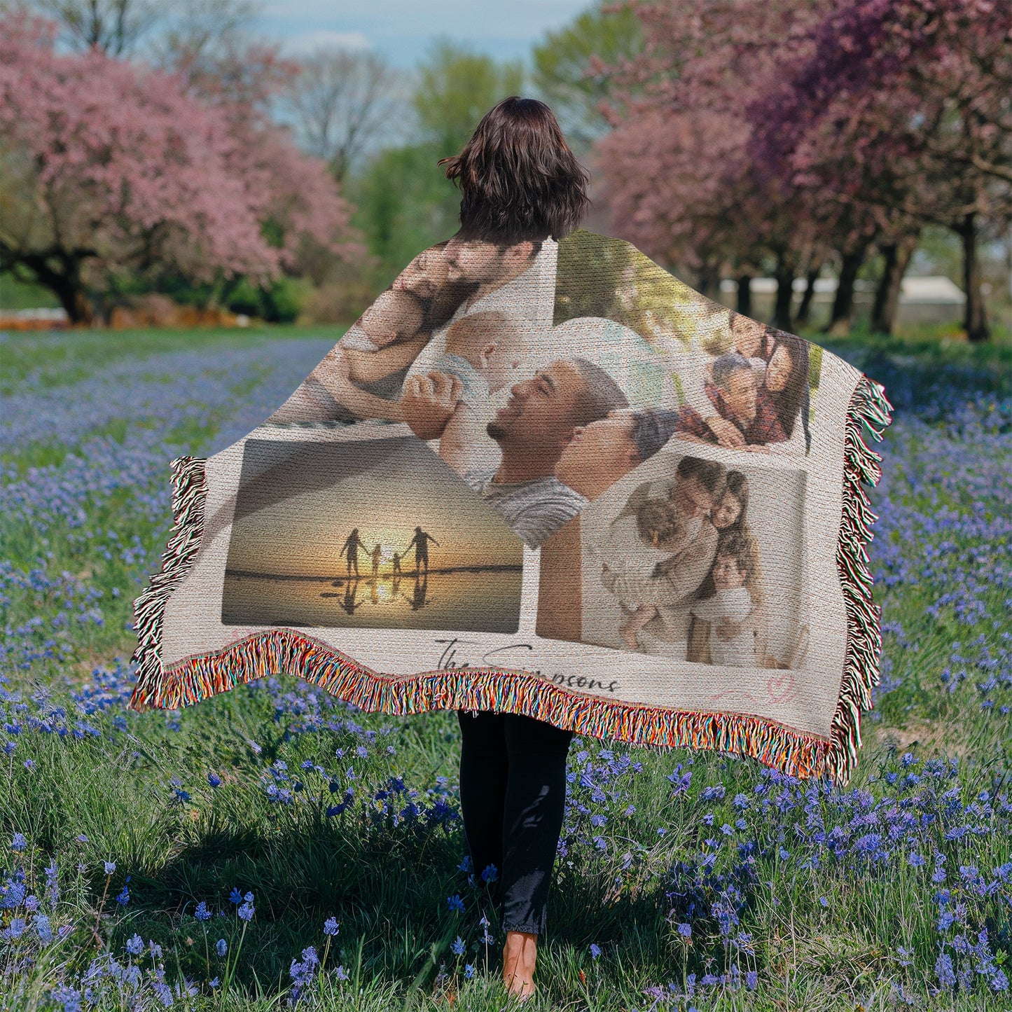 Photo Heirloom Woven Blanket - Preserve Your Cherished Family Memories!