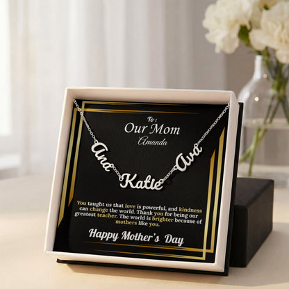 To Our Mom: Personalized Kid's Names | Mother's Day Version