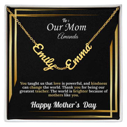 To Our Mom: Personalized Kid's Names | Mother's Day Version