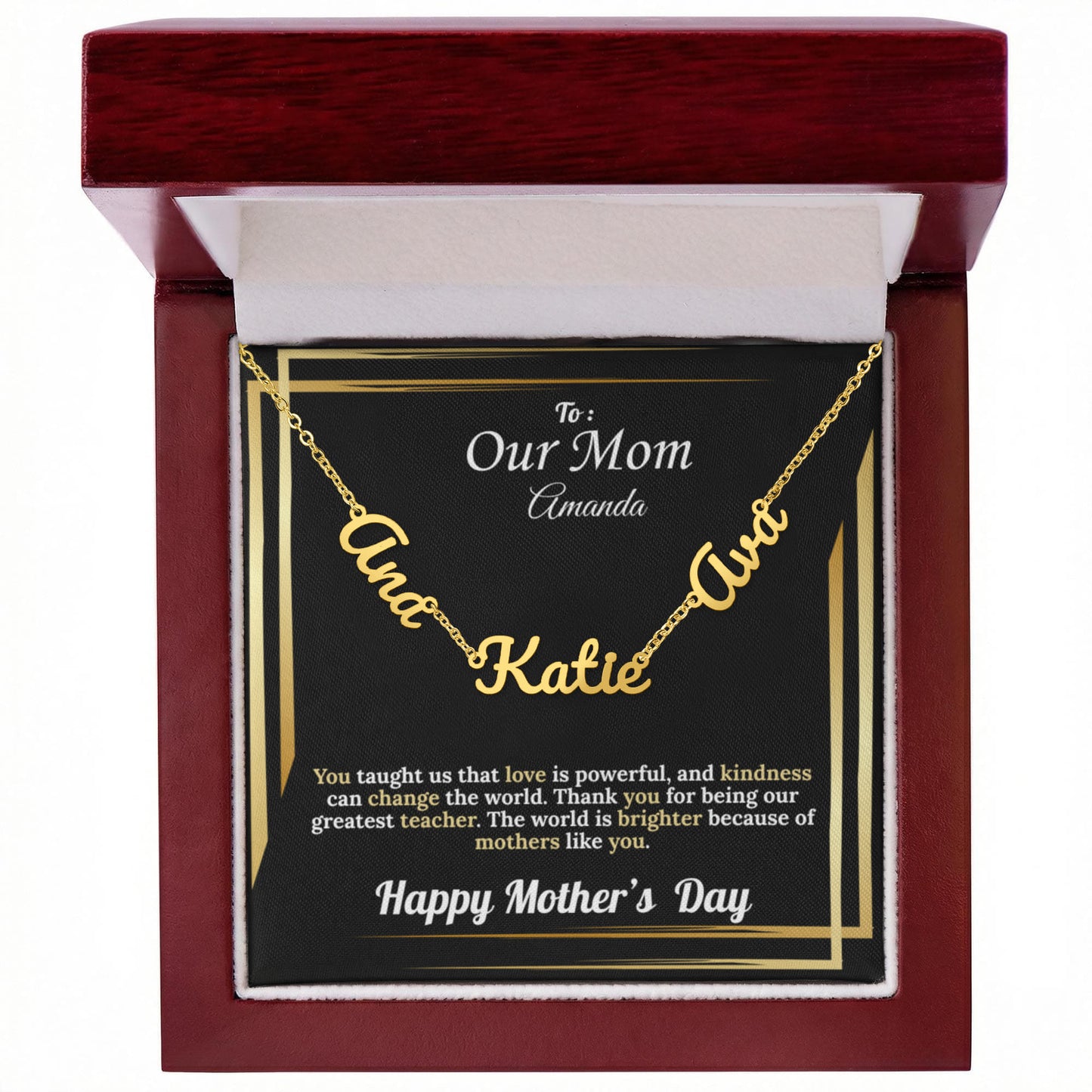 To Our Mom: Personalized Kid's Names | Mother's Day Version