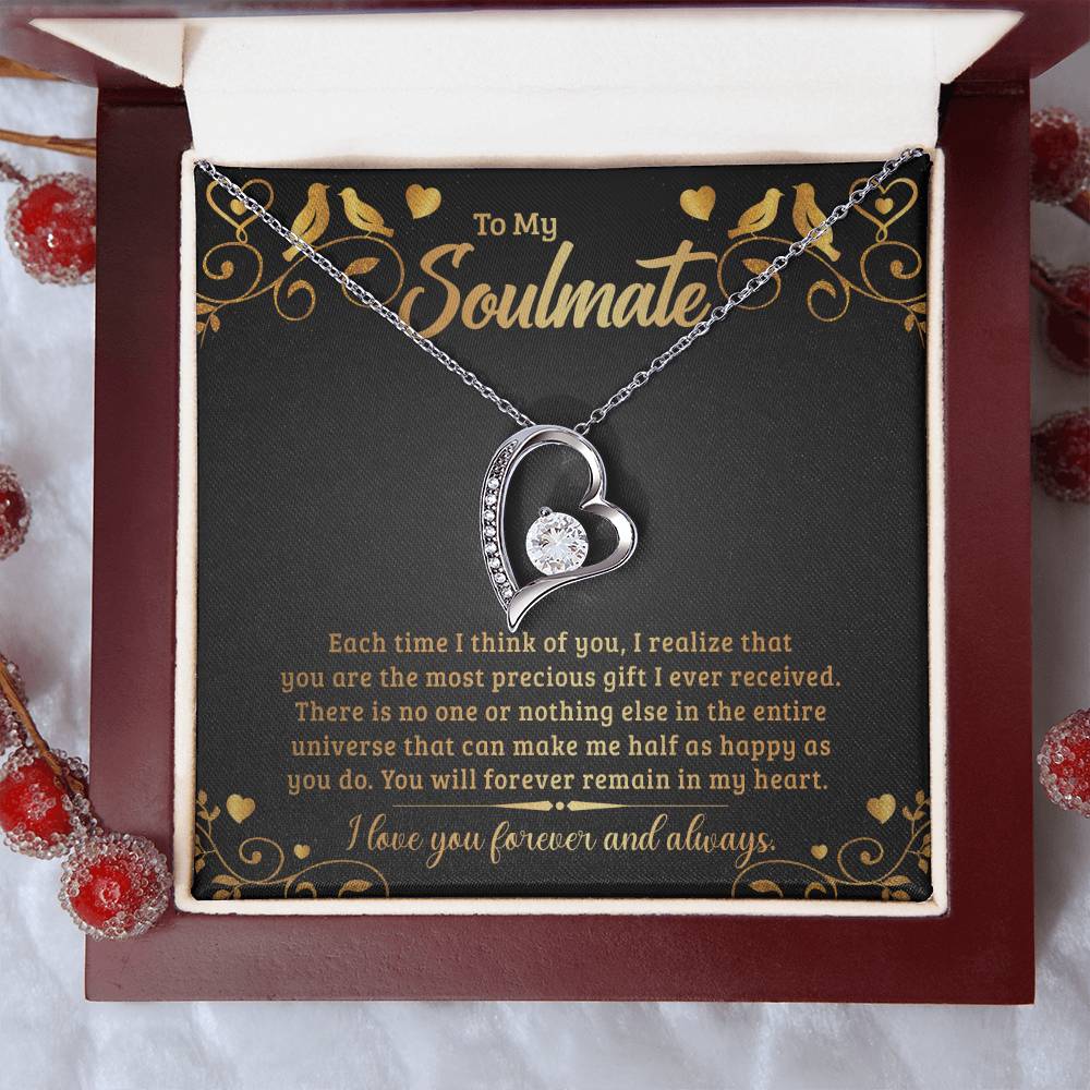 To My Soulmate - Forever Love Necklace