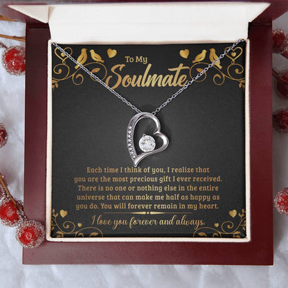 To My Soulmate - Forever Love Necklace