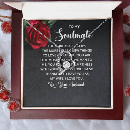 To My Soulmate - Forever Love Necklace