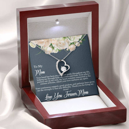 Daughter to Mom -Guiding Love Necklace: Heartfelt Mother's Day Card