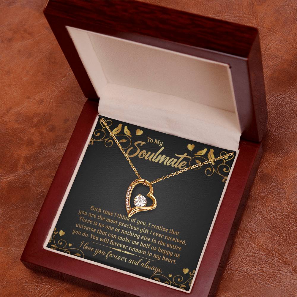 To My Soulmate - Forever Love Necklace