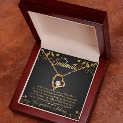 To My Soulmate - Forever Love Necklace