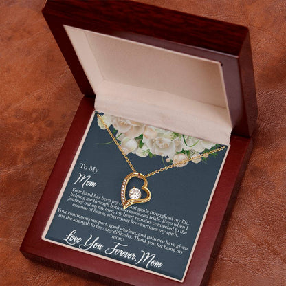 Daughter to Mom -Guiding Love Necklace: Heartfelt Mother's Day Card