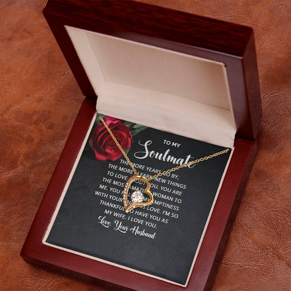 To My Soulmate - Forever Love Necklace