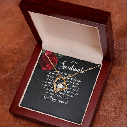 To My Soulmate - Forever Love Necklace