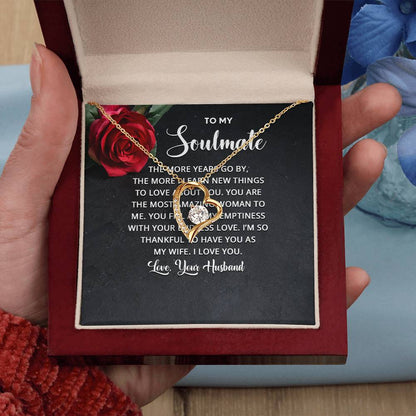 To My Soulmate - Forever Love Necklace