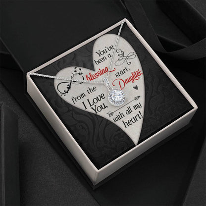 Daughter - You've Been a Blessing- Love Knot Necklace