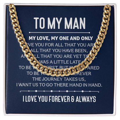 To My Man - Cuban Link Chain