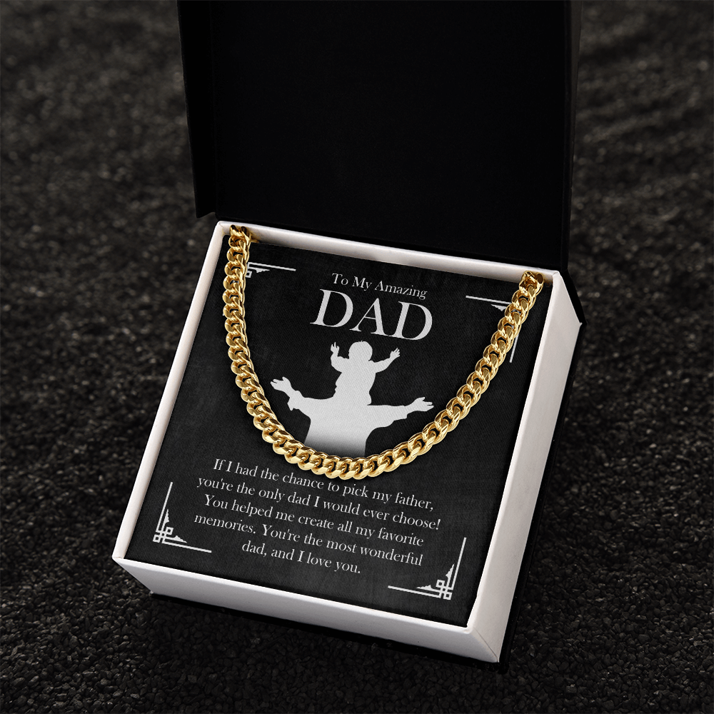 Amazing Dad Cuban Chain