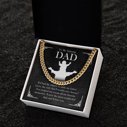 Amazing Dad Cuban Chain