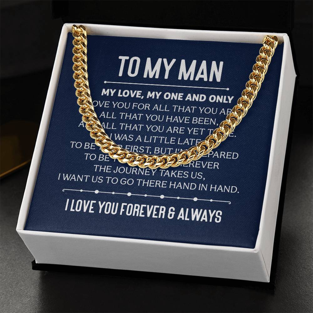 To My Man - Cuban Link Chain