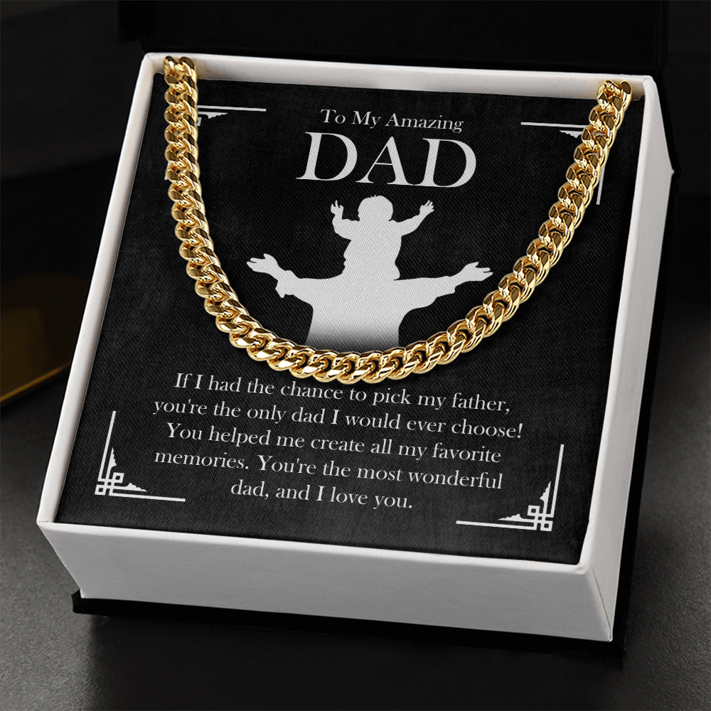 Amazing Dad Cuban Chain