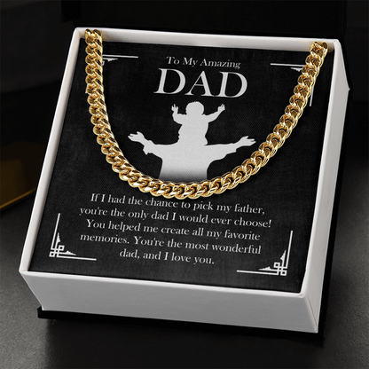 Amazing Dad Cuban Chain