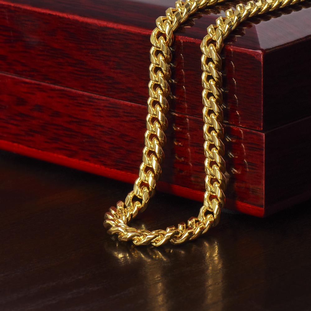 To My Dad You Are... Cuban Link Chain