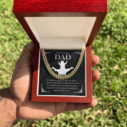 Amazing Dad Cuban Chain