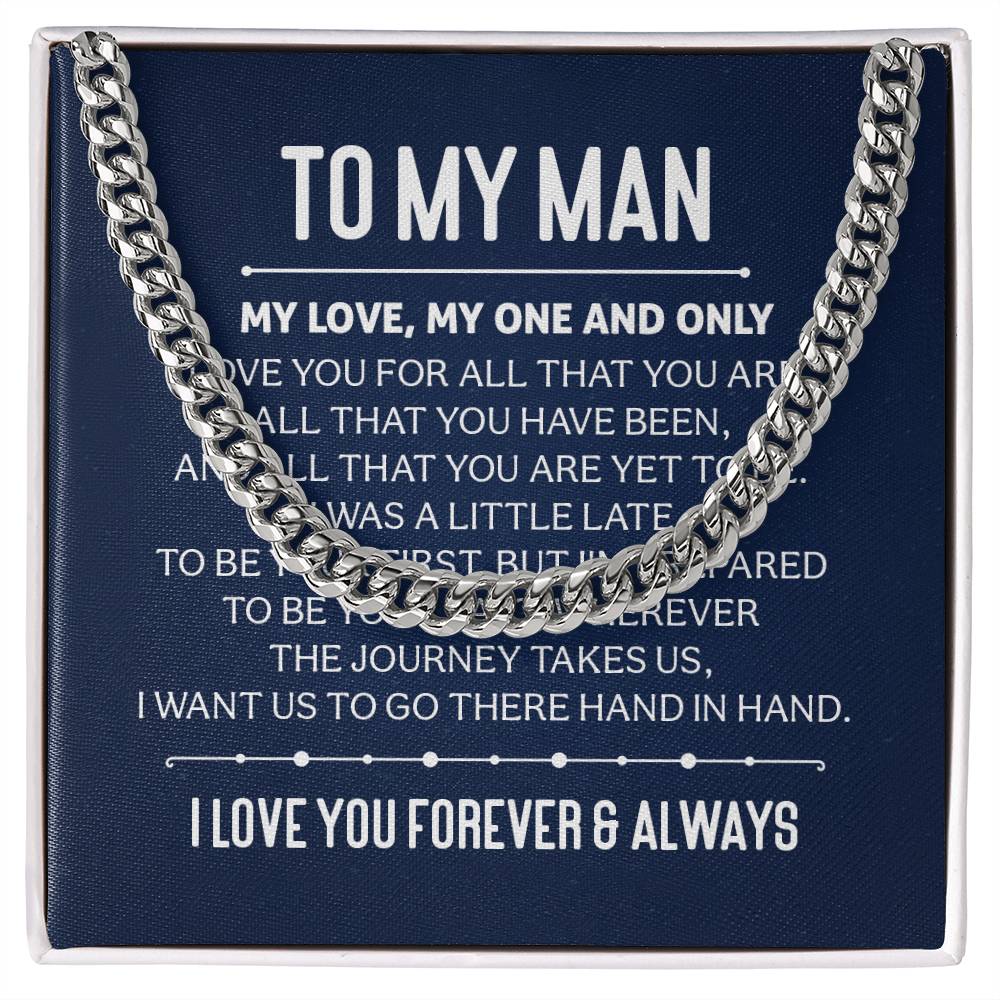 To My Man - Cuban Link Chain