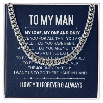 To My Man - Cuban Link Chain
