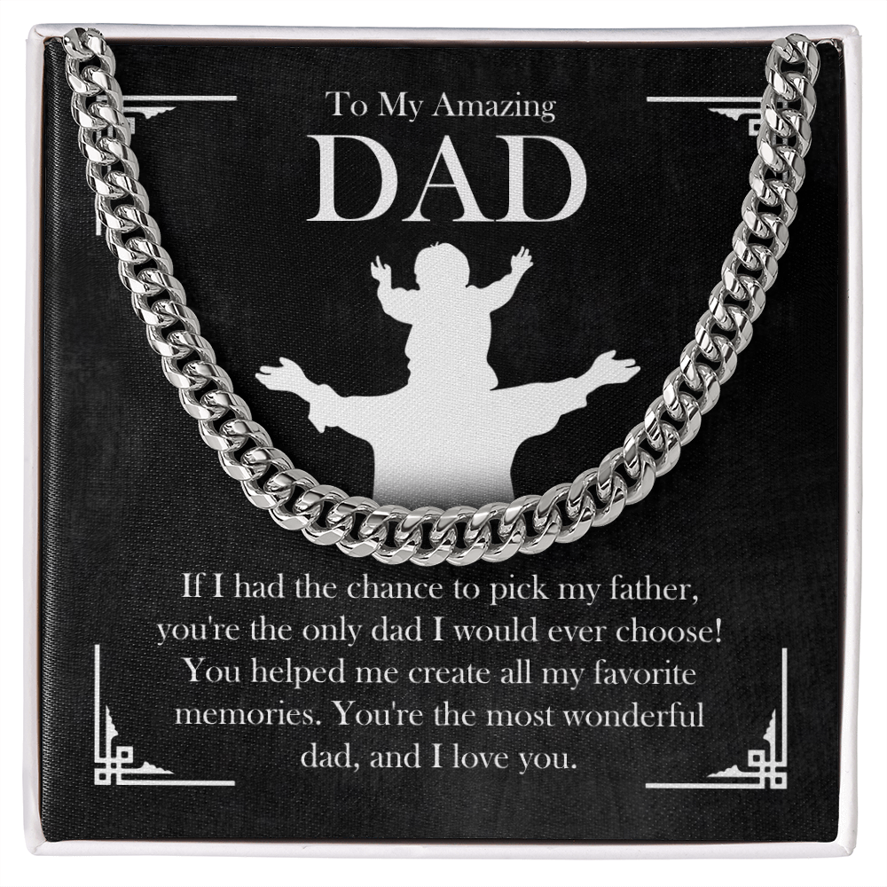 Amazing Dad Cuban Chain