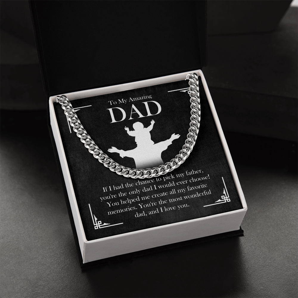 Amazing Dad Cuban Chain