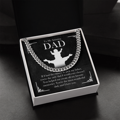 Amazing Dad Cuban Chain