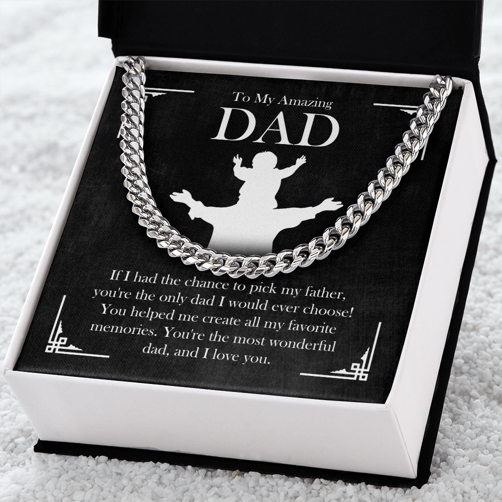 Amazing Dad Cuban Chain