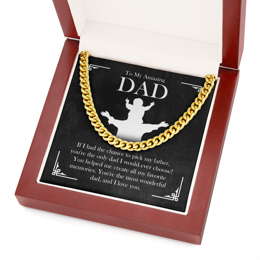 Amazing Dad Cuban Chain