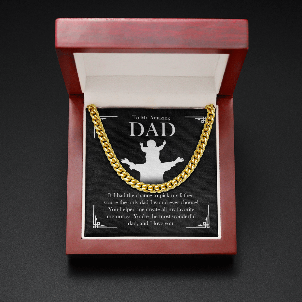 Amazing Dad Cuban Chain