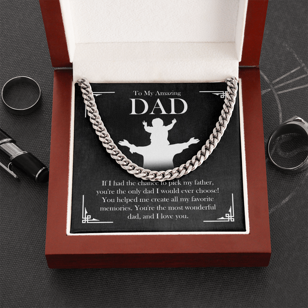 Amazing Dad Cuban Chain