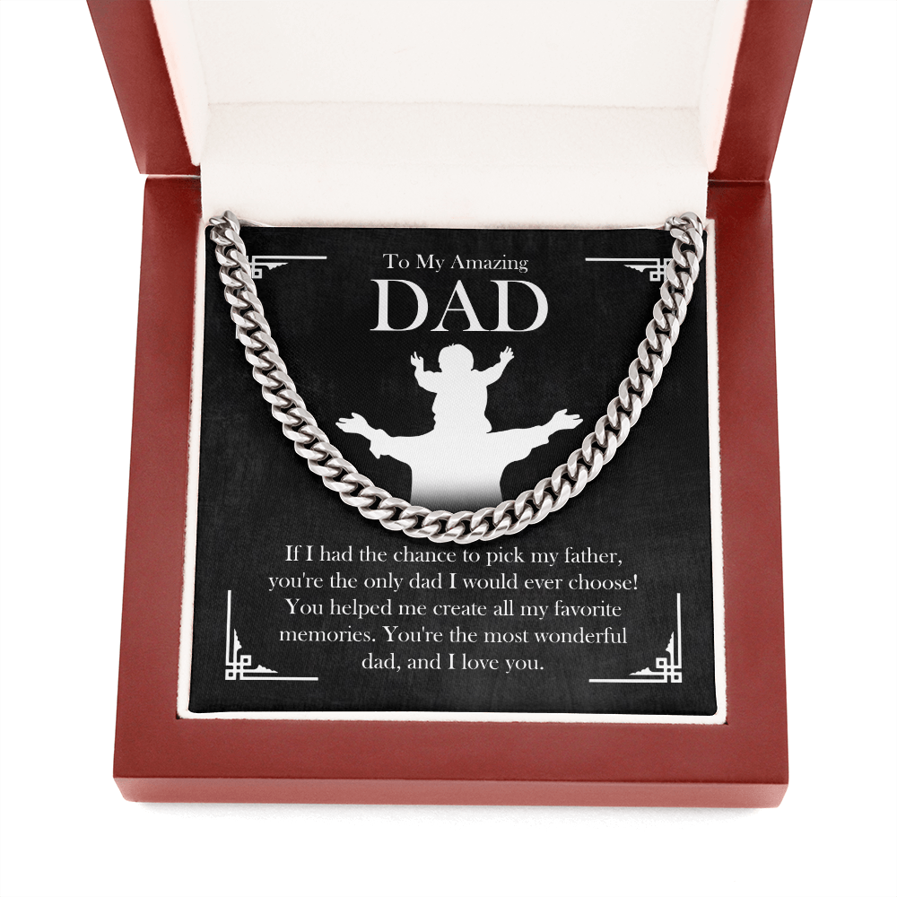 Amazing Dad Cuban Chain