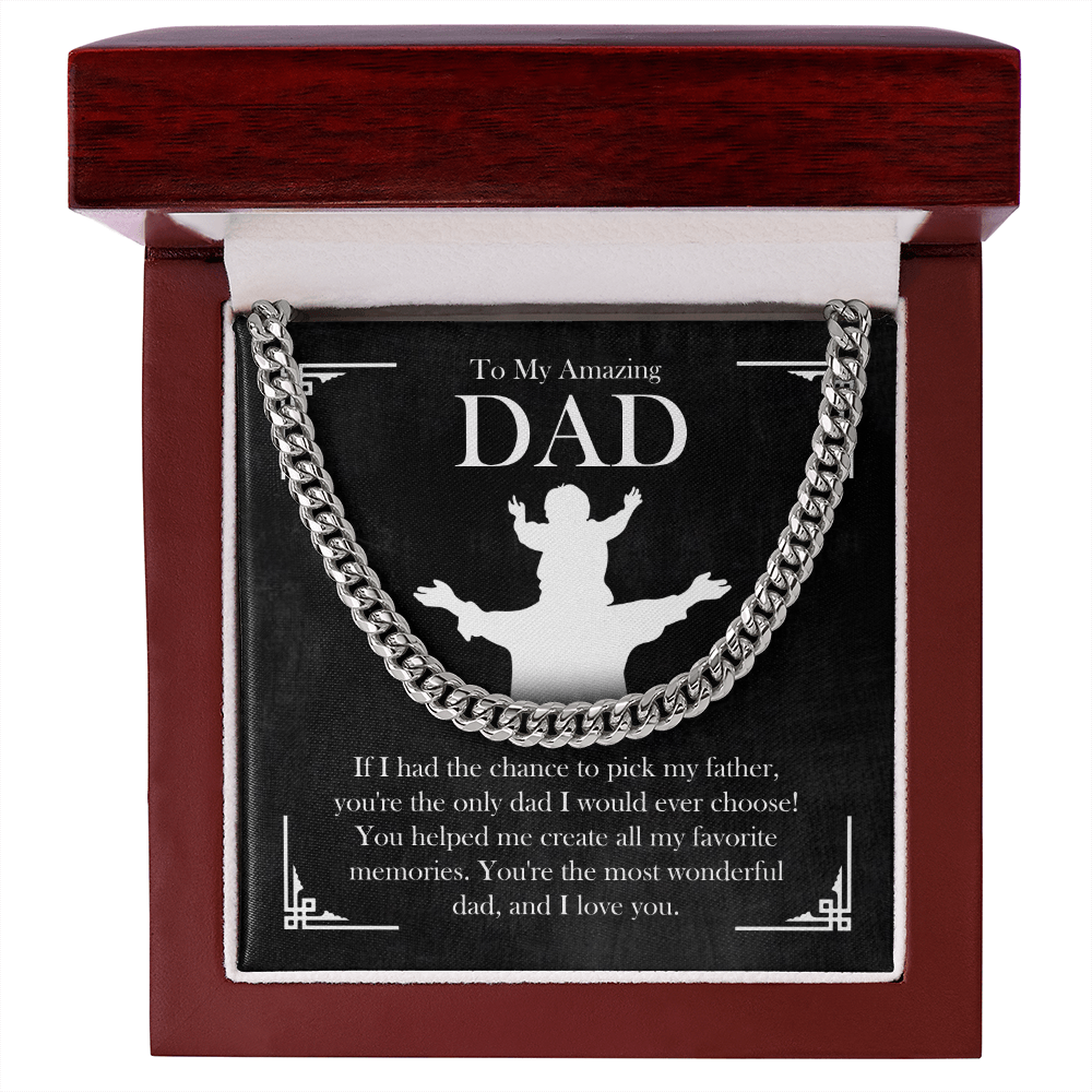 Amazing Dad Cuban Chain